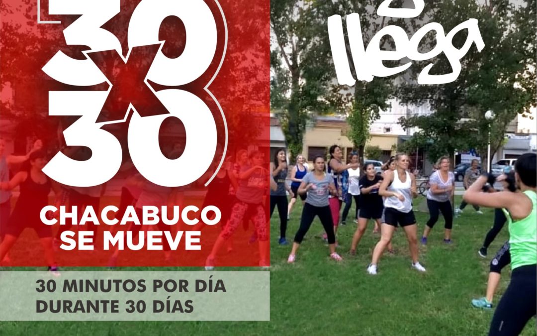 “30×30 Chacabuco se Mueve”: nueva edición