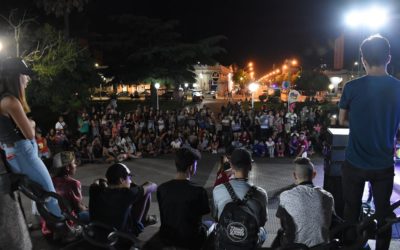 Plaza San Martín, punto de encuentro de los jóvenes