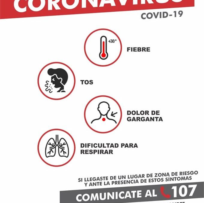 Se recuerdan las medidas adoptadas por el Municipio para prevención del Coronavirus (COVID-19)