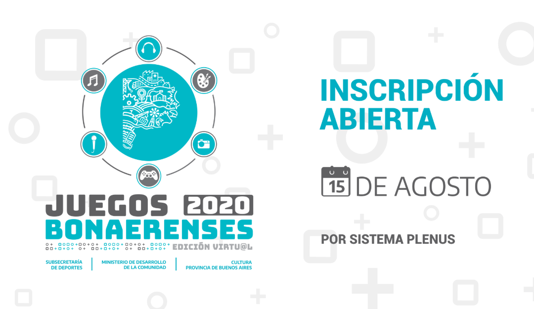 Juegos Bonaerenses 2020: edición virtual
