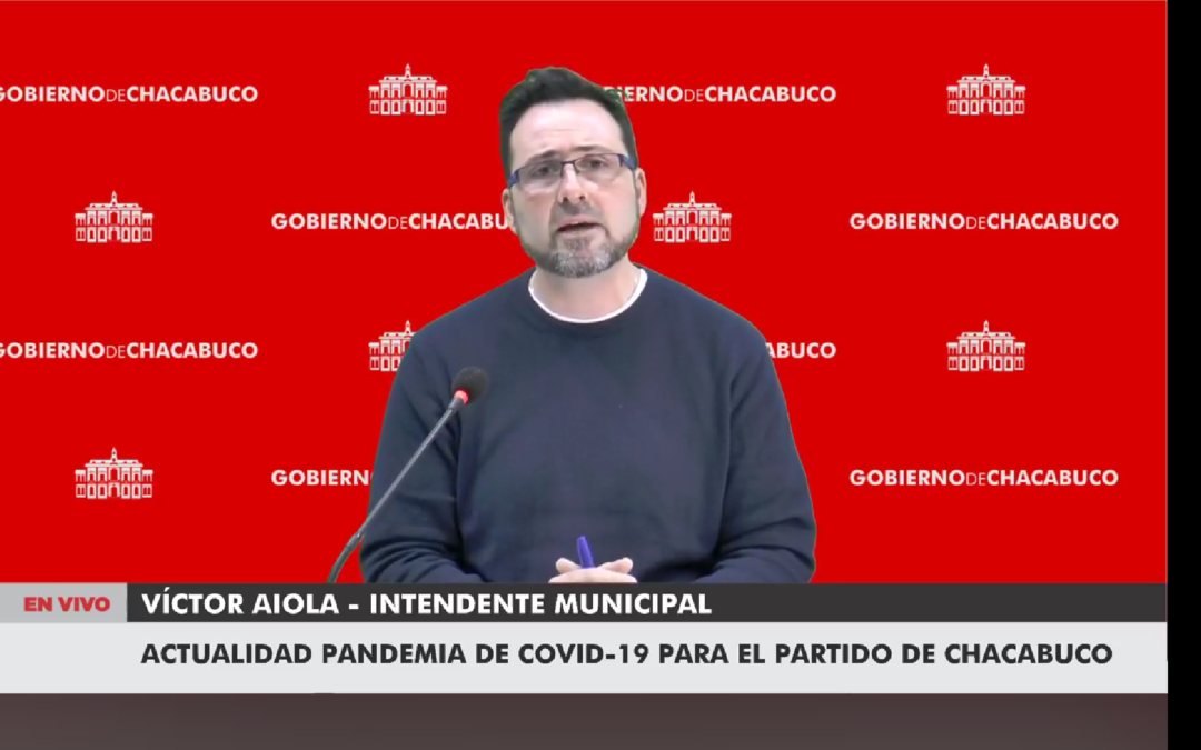 La palabra del intendente municipal Dr. Víctor Aiola