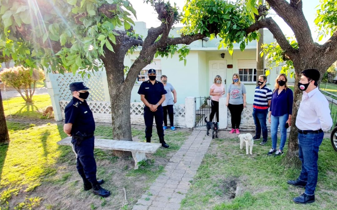 Seguridad: reunión con vecinos en inmediaciones de calles Dr Fernández y Vicente López