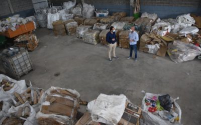 Medio Ambiente: el Intendente recorrió las instalaciones de la Planta de Reciclado