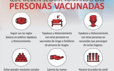 Precauciones que deben seguir tomando las personas vacunadas
