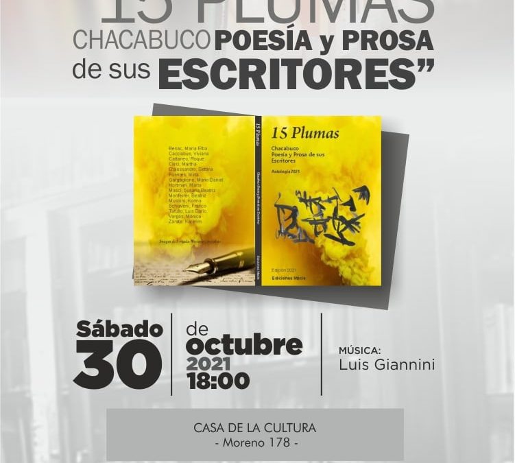 Escritores de Chacabuco presentan su libro