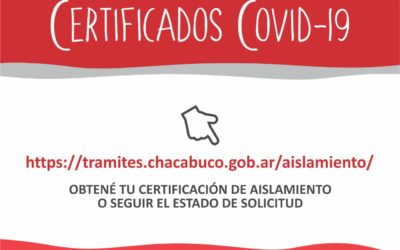 Certificados covid-19: nueva modalidad de emisión