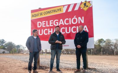 El Intendente Municipal recorrió el avance de obra de la Delegación de Cucha Cucha