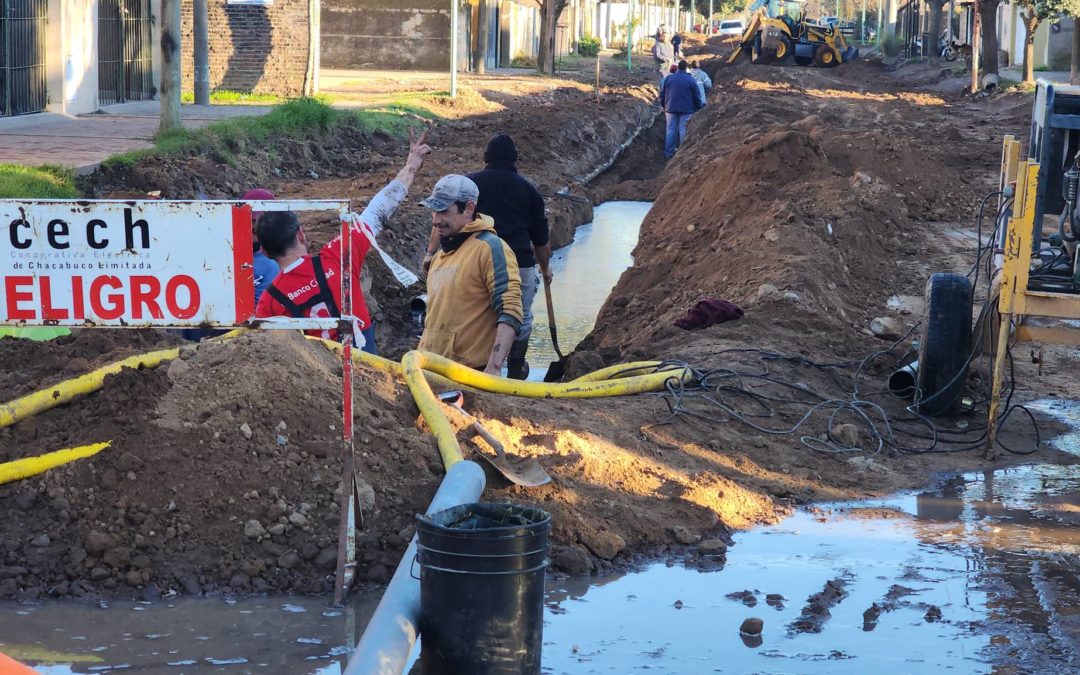 Se restableció el suministro de agua en Barrio San Martín