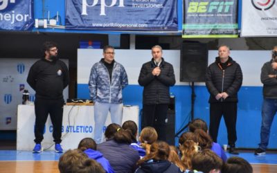 Golía participó de la apertura de un Campus de Básquet en el Club Porteño