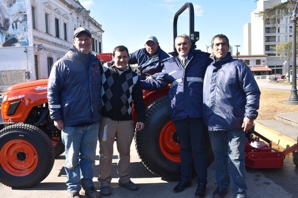 Golía presentó dos nuevas maquinarias destinadas al área de Servicios Públicos