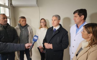 Golía recorrió el avance de obra del Centro de Hemodinamia