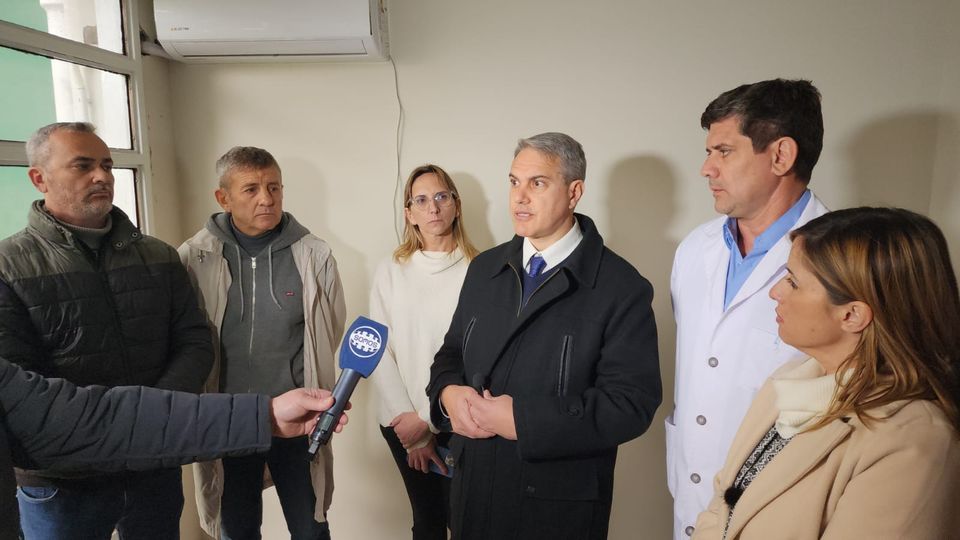 Golía recorrió el avance de obra del Centro de Hemodinamia