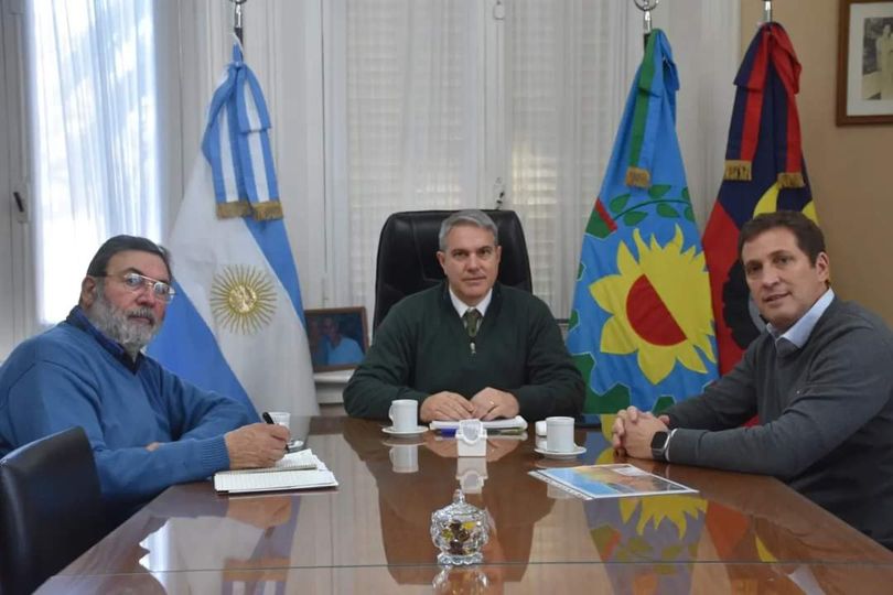 Golía, junto a Zuccotti recibieron a Rodríguez Roda integrante de Molinos Cañuelas