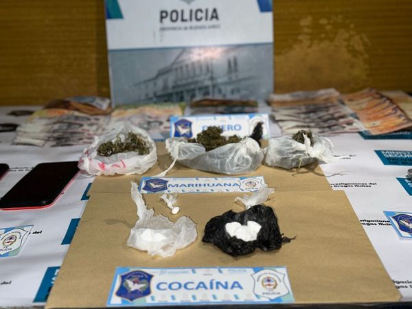 Allanamientos simultáneos con cinco detenidos por venta de drogas en Chacabuco, entre ellos distribuidores y proveedores