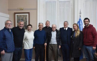 Golía hizo un reconocimiento al vecino Oscar “Cacho” Cane