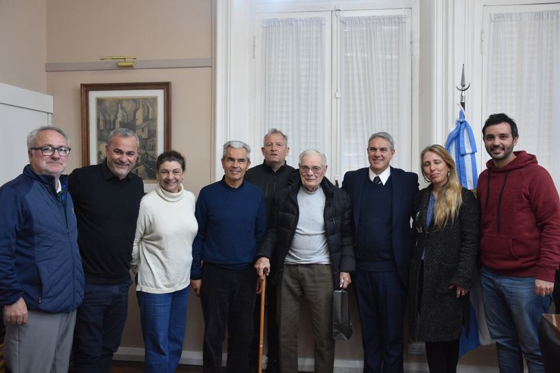 Golía hizo un reconocimiento al vecino Oscar “Cacho” Cane