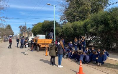 Plan de Forestación: Se plantaron 12 árboles en el Colegio Madrigal y el Parque Temático Infantil