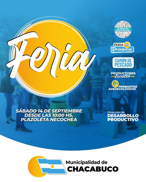 Este sábado habrá Feria Producir junto al camión de Pescados