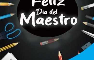 Feliz día del Maestro