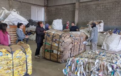 Nueva carga de materiales reciclables desde la Planta de Tratamiento de Residuos