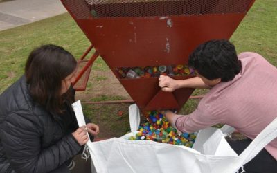 Ambiente: Carga de tapitas con destino al Garrahan