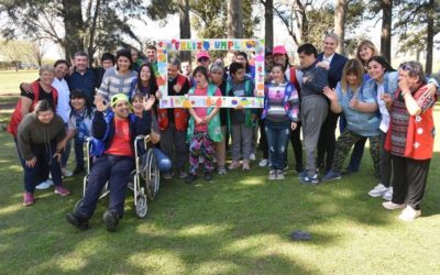 Golía visitó el Centro de Día Integrarte