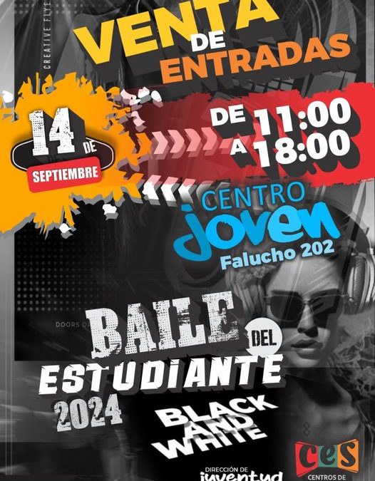 Este sábado se realizará la venta de entradas para el Baile del Estudiante