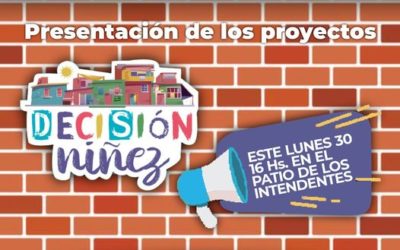 “Decisión Niñez”: Este lunes se presentarán los proyectos de niños y adolescentes