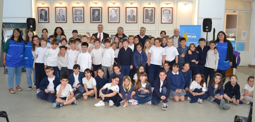 Golía recibió a alumnos y alumnas de la Escuela Parroquial