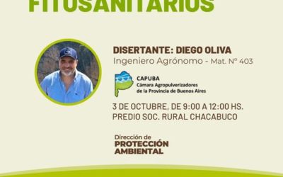 Se dictará una capacitación para aplicadores de fitosanitarios