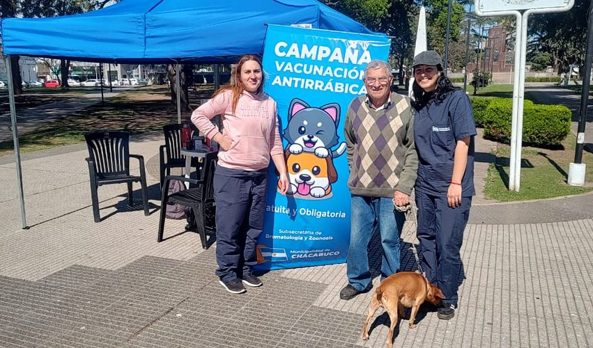 Cronograma de vacunación antirrábica del 30/9 al 4/10