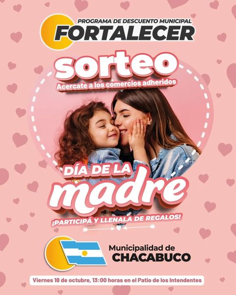 Se viene en sorteo del programa «Fortalecer» con motivo del Día de la Madre.