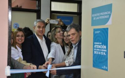 Se inauguró una oficina del Registro de las Personas en el Hospital Municipal