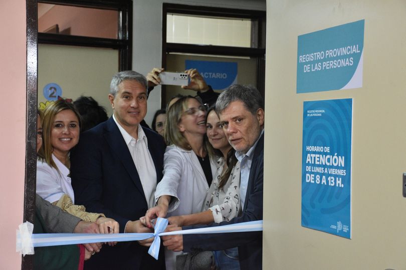 Se inauguró una oficina del Registro de las Personas en el Hospital Municipal