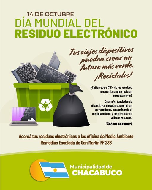 Campaña de recolección por el Día Mundial del Residuo Electrónico