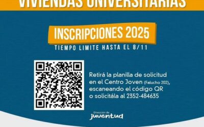 Abierta la inscripción para las viviendas universitarias en Buenos Aires, La Plata, Junín y Chivilcoy