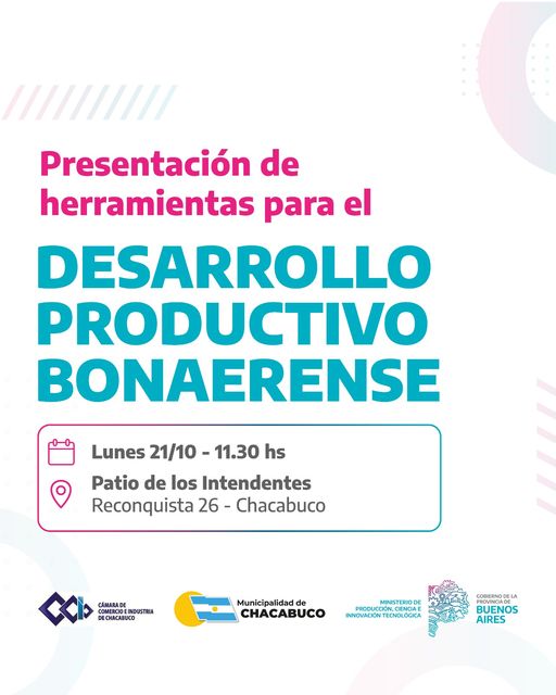 Inscripción abierta al Programa “Herramientas para el Desarrollo Productivo bonaerense”