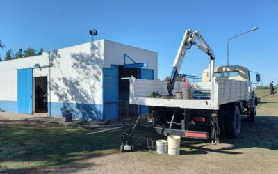 Trabajos en la planta cloacal zona oeste