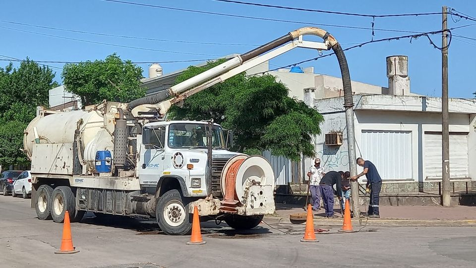 Limpieza y mantenimiento de la red cloacal