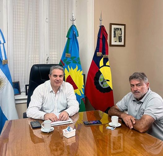 Golía se reunió hoy con el Presidente de la Sociedad Rural