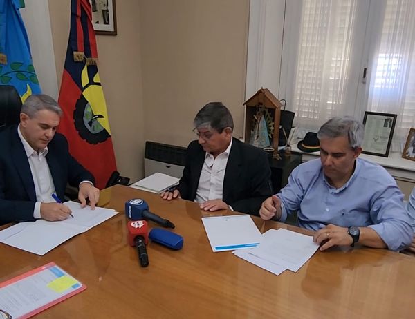 Golía anunció cuatro nuevas cuadras de pavimento para Chacabuco