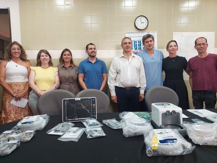 El Hospital Municipal recibió aparatología para el sector de Pediatría