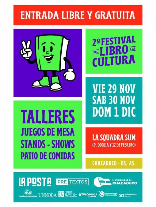 Preparate, se viene el Festival del Libro y la Cultura