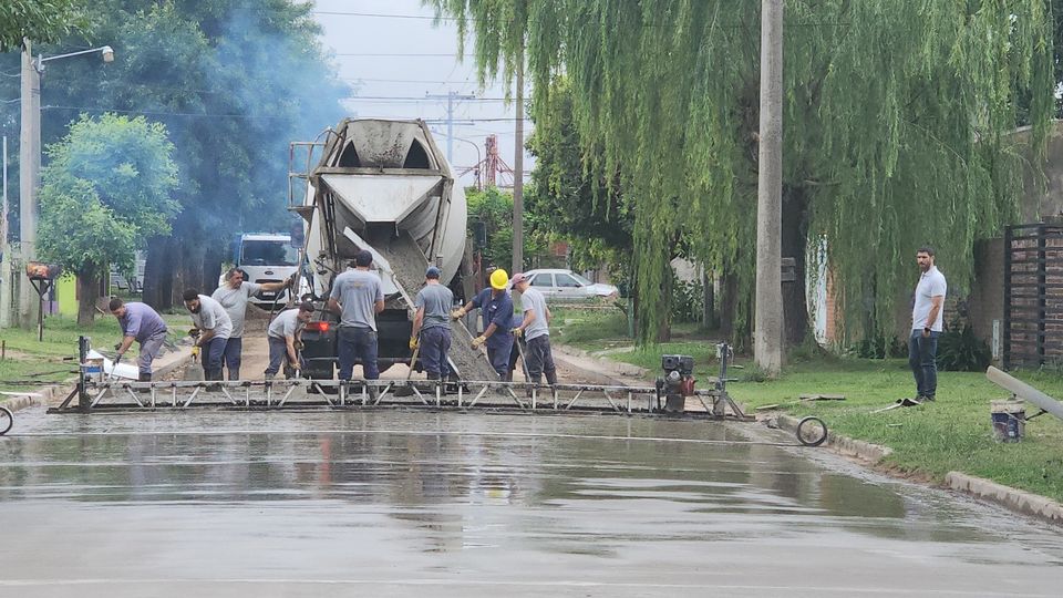 Avanza el Plan de Pavimentación en Chacabuco