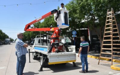 Golía, recuperó un vehículo y un elevador hidráulico, el cual, la gestión anterior lo dejó roto en forma intencional antes de irse