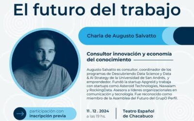 Augusto Salvatto brindará una charla gratuita y abierta como cierre del programa Potrero Chacaboot 2024