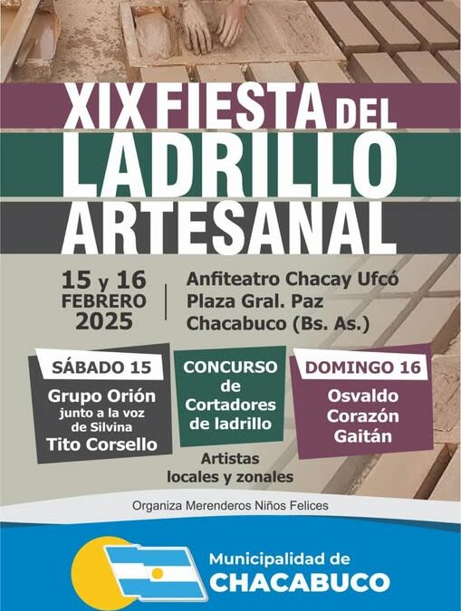 Este fin de semana se llevará a cabo la XIX Fiesta del Ladrillo Artesanal