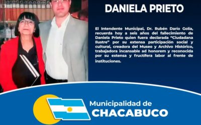 Daniela Prieto, en el recuerdo de todos los chacabuquenses a 6 años de su fallecimiento