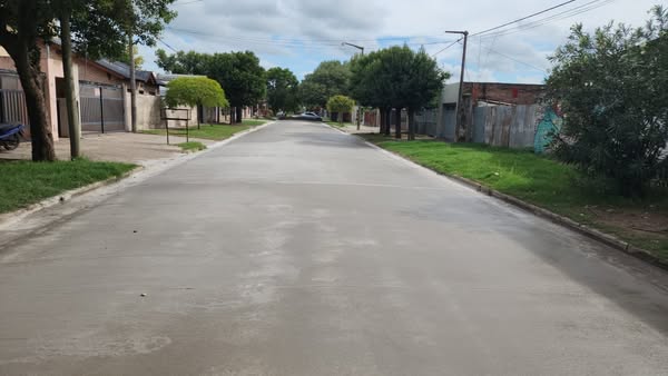 Plan de Pavimentación: Se finalizó la segunda cuadra de calle Güemes