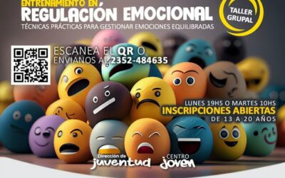 Abierta la inscripción al taller de entrenamiento en regulación emocional para jóvenes